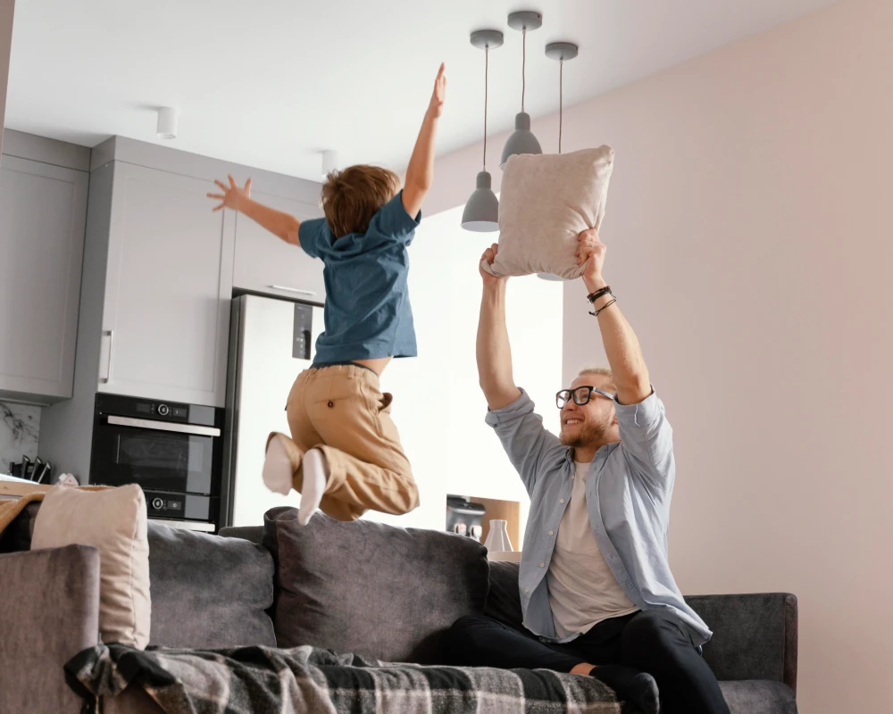 natural wood sideboard